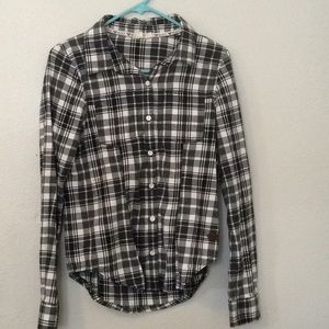 Black and white flannel